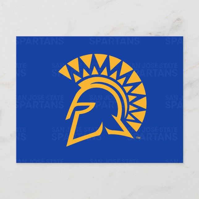 San Jose State Spartans Logotyp Watermark Inbjudan Vykort (Framsida)
