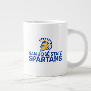 San Jose State Spartans Logotyp Wordmark Disted Jumbo Mugg