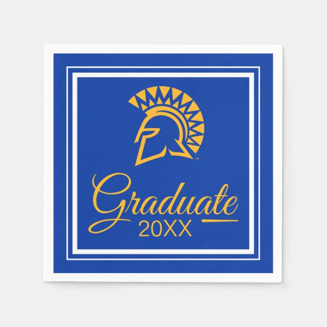 San Jose State Spartans Pappersservett (Framsidan)