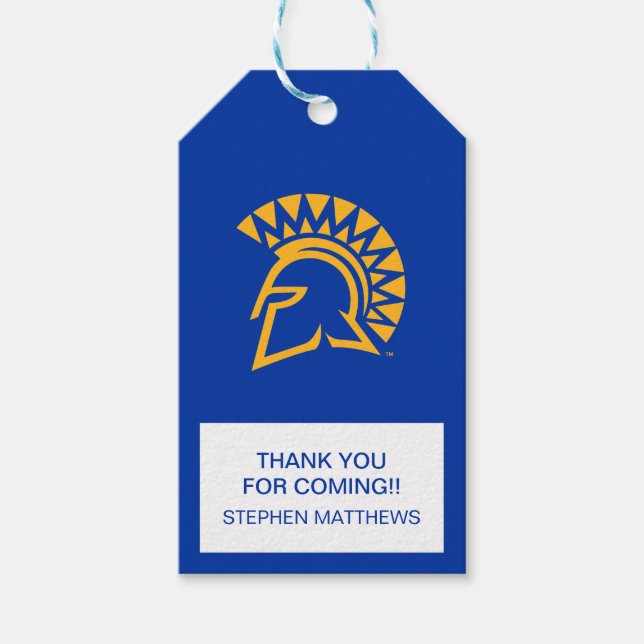 San Jose State Spartans Presentetikett (Framsidan)