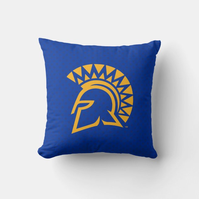 San Jose State Spartans prickiga mönster Kudde (Framsida)