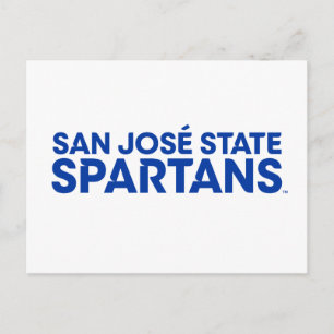 San Jose State Spartans Wordmark Vykort