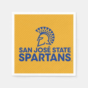 San Jose-staten Spartans Carbon Fiber Mönster Pappersservett