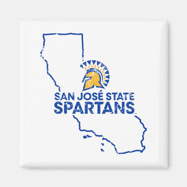 San Jose-staten Spartans Kärlek Magnet (Framsidan)