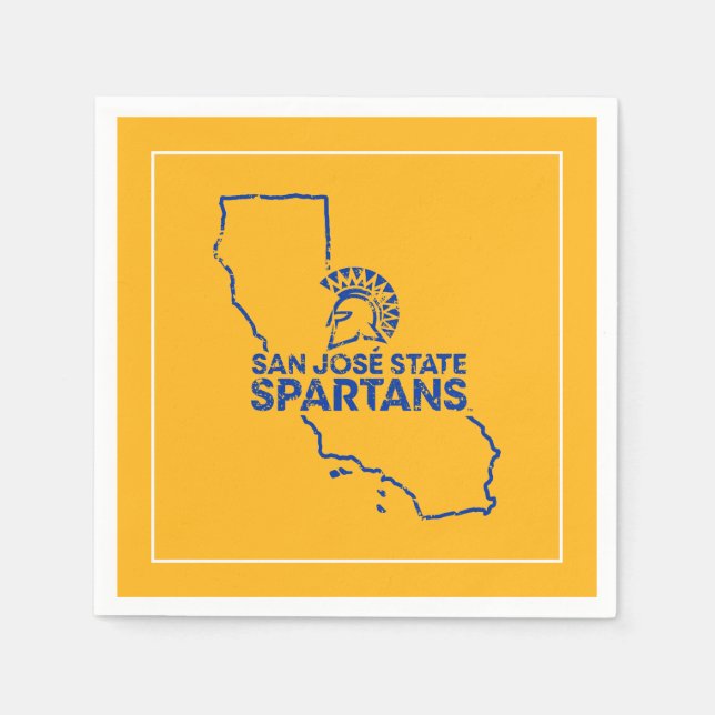 San Jose-staten Spartans Kärlek Pappersservett (Framsidan)