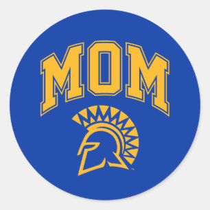 San Jose-staten Spartans Mamma Runt Klistermärke