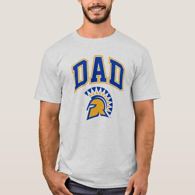 San Jose-staten Spartans Pappa T Shirt (Framsida)