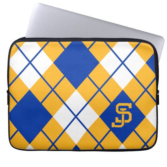 San Jose statlig Spartans argyle Laptop Fodral (Framsidan)