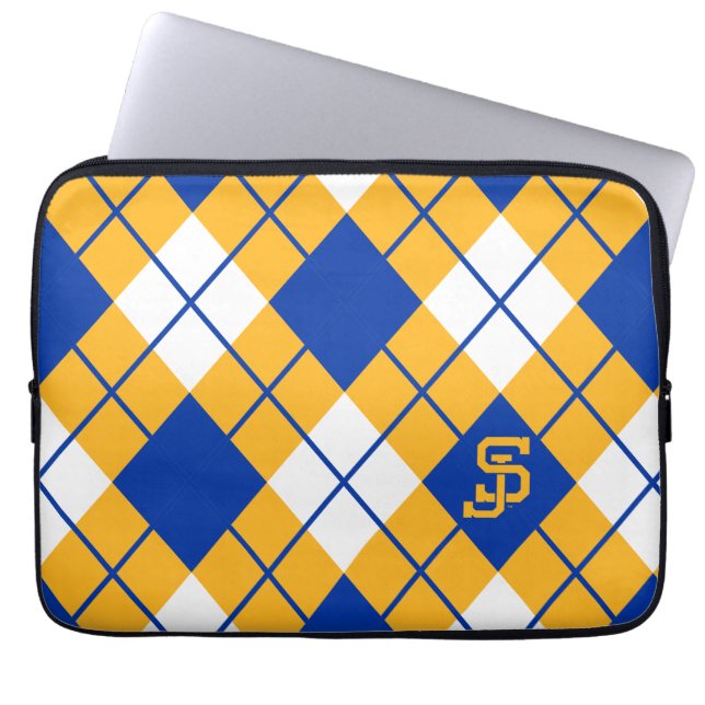 San Jose statlig Spartans argyle Laptop Fodral (Framsidan)