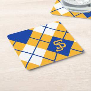 San Jose statlig Spartans argyle Underlägg Papper Kvadrat