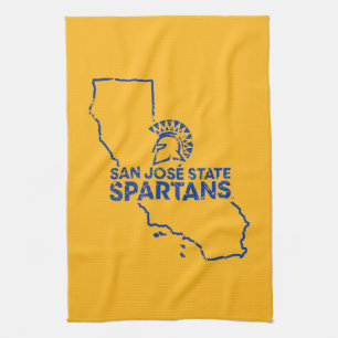 San Jose statlig Spartans kärlek Kökshandduk