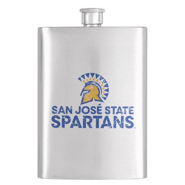 San Jose statlig Spartans logotyp bedrövade Fickplunta (Framsidan)