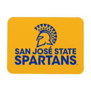 San Jose statlig Spartans logotyp Wordmark Magnet
