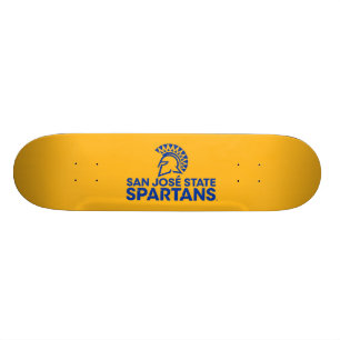 San Jose statlig Spartans logotyp Wordmark Mini Skateboard Bräda 18,5 Cm
