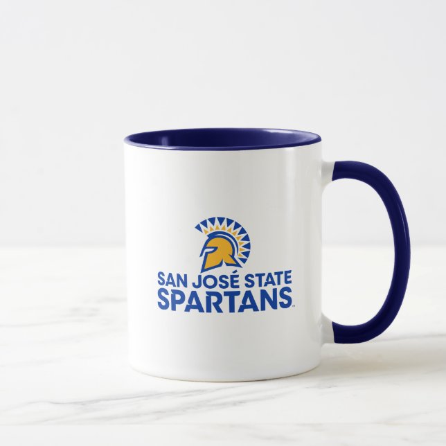 San Jose statlig Spartans logotyp Wordmark Mugg (Höger)
