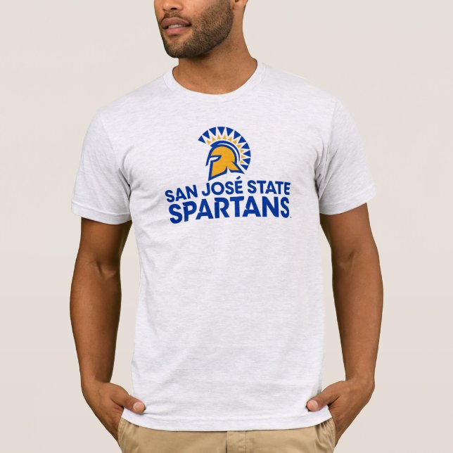San Jose statlig Spartans logotyp Wordmark T Shirt (Framsida)