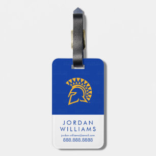 San Jose statlig Spartans logotypWatermark Bagagebricka