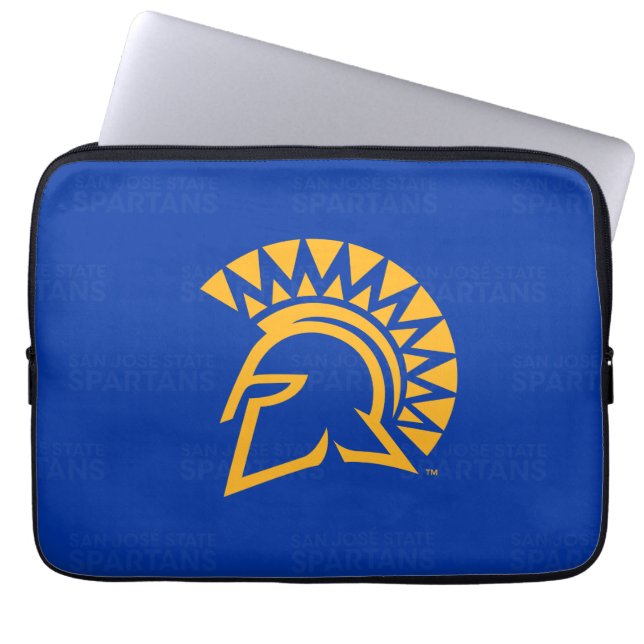 San Jose statlig Spartans logotypWatermark Laptop Fodral (Framsidan)