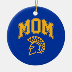 San Jose statlig Spartans mamma Julgransprydnad Keramik
