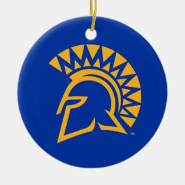 San Jose statliga Spartans Julgransprydnad Keramik