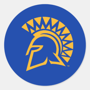 San Jose statliga Spartans Runt Klistermärke