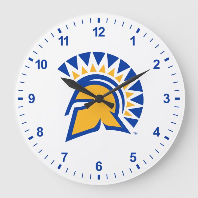 San Jose statliga Spartans Stor Klocka (Framsida)