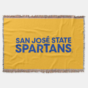 San Jose statliga Spartans Wordmark Filt