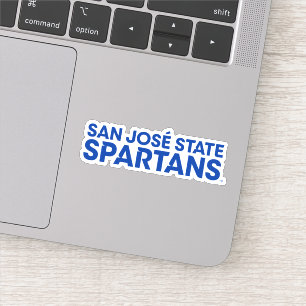 San Jose statliga Spartans Wordmark Klistermärken