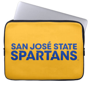 San Jose statliga Spartans Wordmark Laptop Fodral