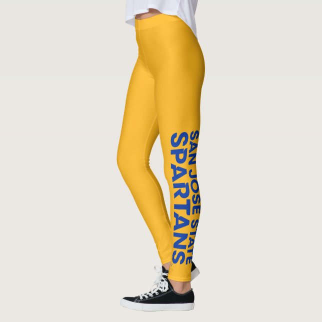 San Jose statliga Spartans Wordmark Leggings (Vänster)