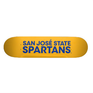 San Jose statliga Spartans Wordmark Mini Skateboard Bräda 18,5 Cm