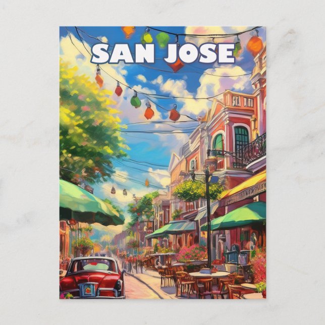 San José, the vibrant heart of Costa Rica Vykort (Framsida)