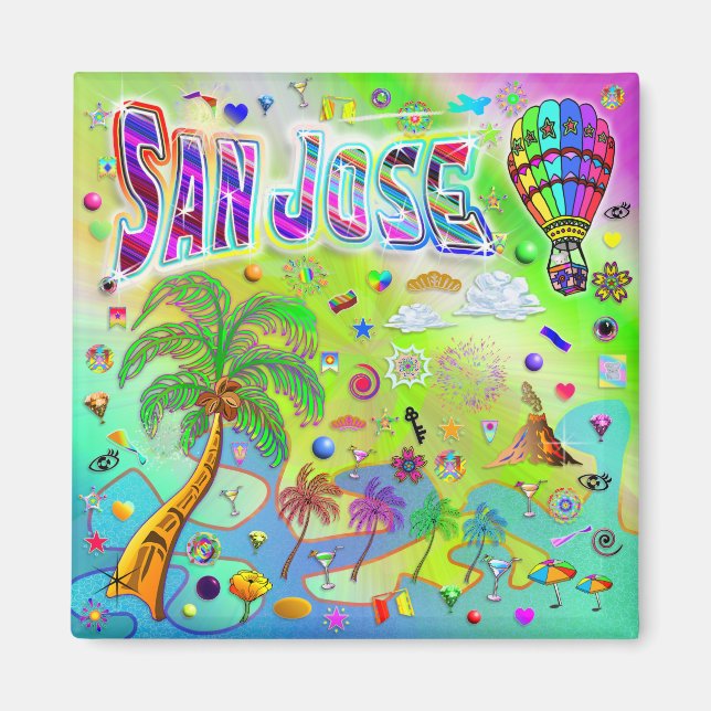 San Jose Tidlös Melodi Magnet (Framsidan)