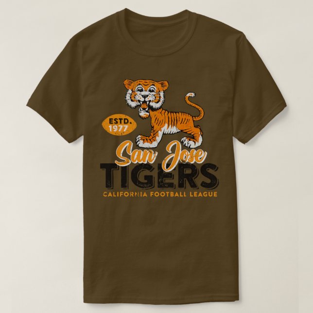 San Jose Tigers T Shirt (Design framsida)