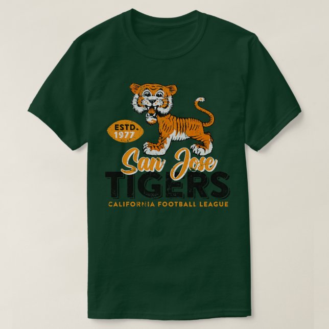 San Jose Tigers T Shirt (Design framsida)