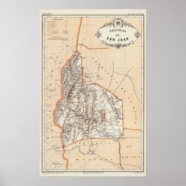 San Juan, Argentina Poster (Framsidan)