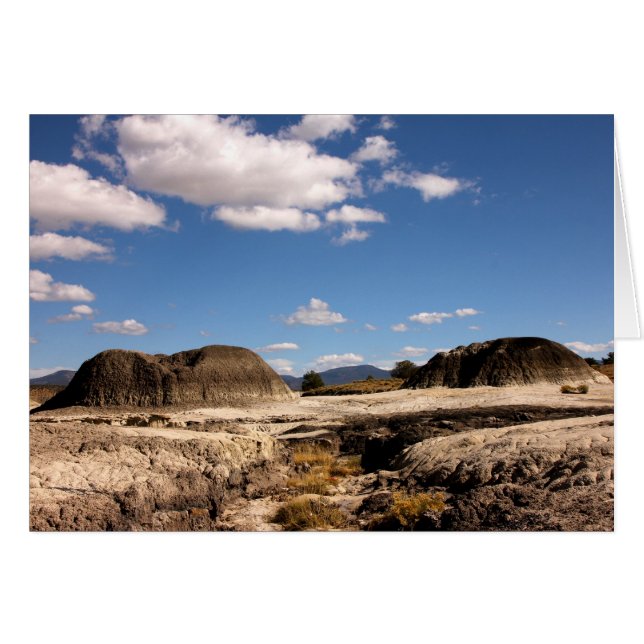 San Juan Badlands, New mexico Hälsningskort (Framsidan Horizontal)