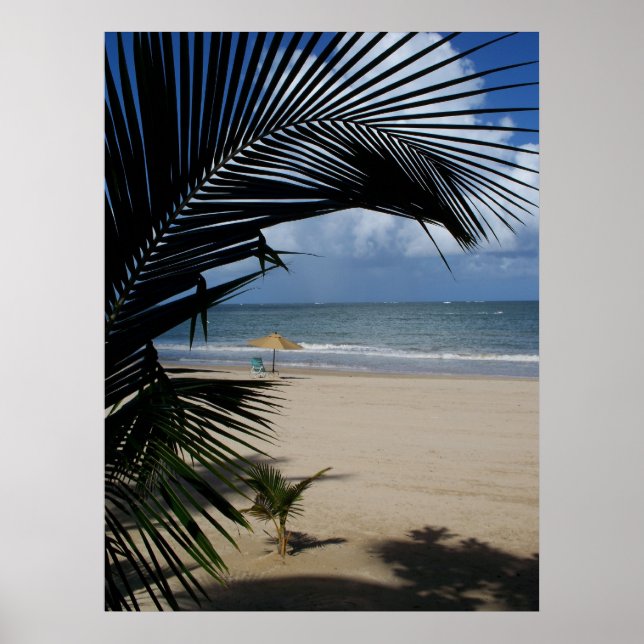 San Juan Beach Puerto Rico Poster (Framsidan)