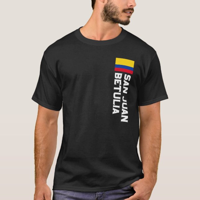 San Juan Betulia Colombia för colombianska Manar,  T Shirt (Framsida)