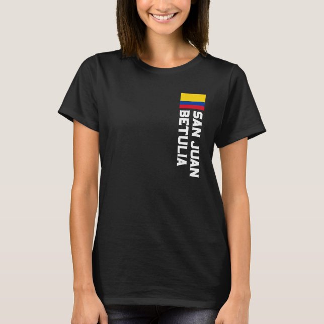San Juan Betulia Colombia för colombianska Manar,  T Shirt (Framsida)