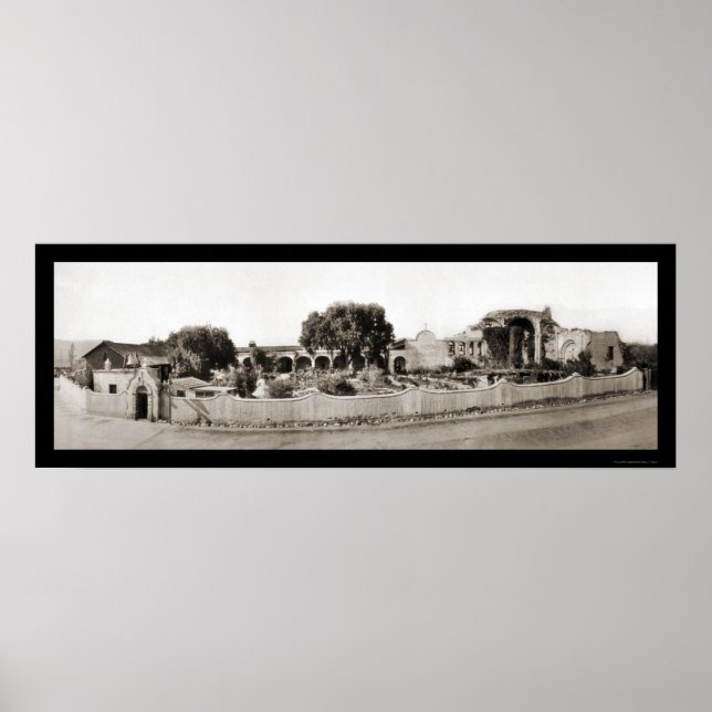 San Juan Capistrano CA Photo 1926 Poster (Framsidan)