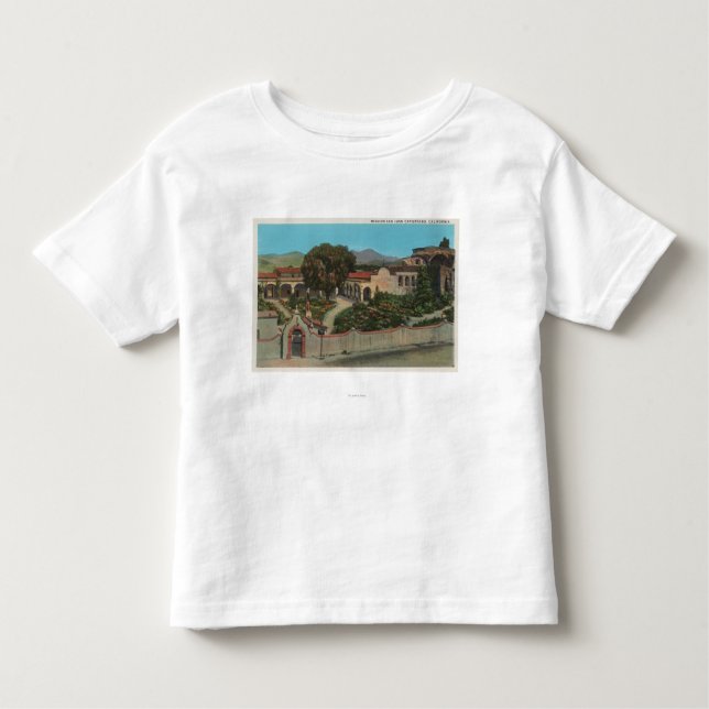 San Juan Capistrano CAView av beskickningen T-shirt (Framsida)