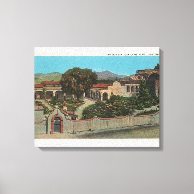 San Juan Capistrano, CAView of the Uppdrag Canvastryck (Framsida)