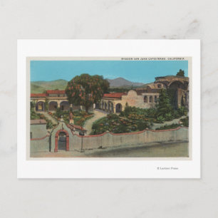 San Juan Capistrano, CAView of the Uppdrag Vykort