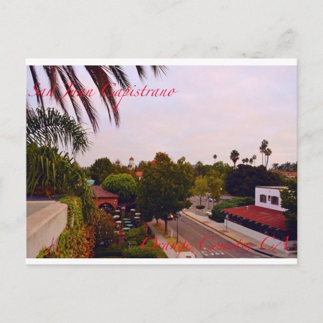 San Juan Capistrano Vykort (Framsida)