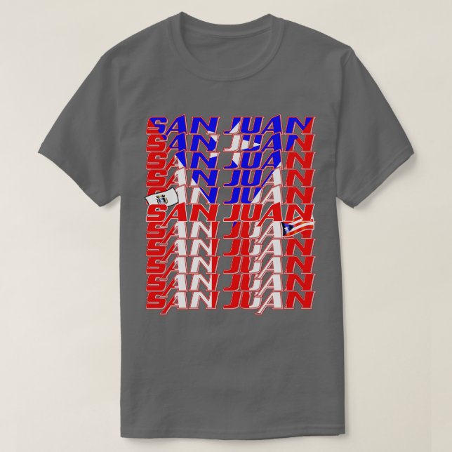 San Juan Cascade text 2 T Shirt (Design framsida)