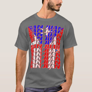 San Juan Cascade text 2 T Shirt