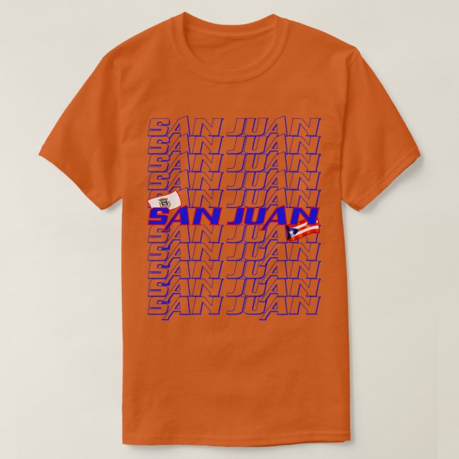 San Juan Cascade-text T Shirt (Design framsida)