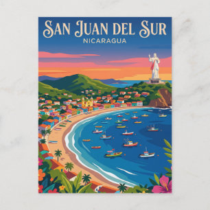 San Juan del Sur Nicaragua Vykort