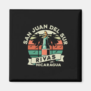 San Juan Del Sur Rivas Nicaragua Karta Artesanía S Magnet